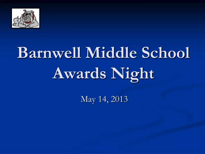 barnwell middle school awards night