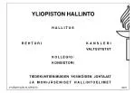 YLIOPISTON HALLINTO - slide 1