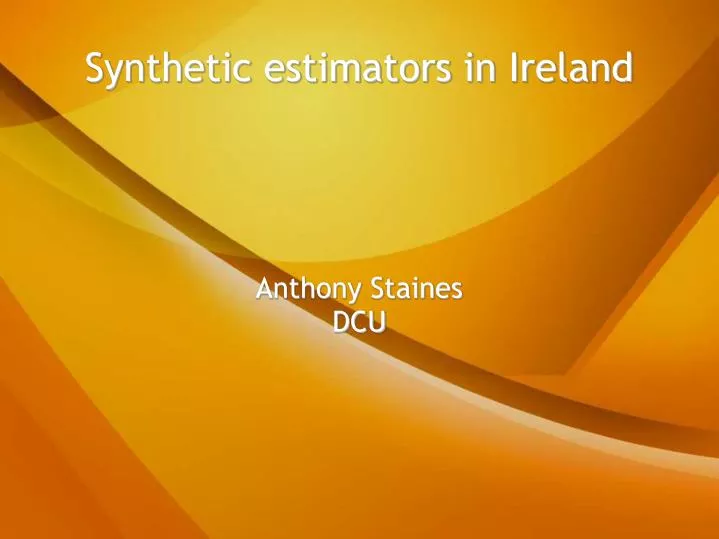 anthony staines dcu