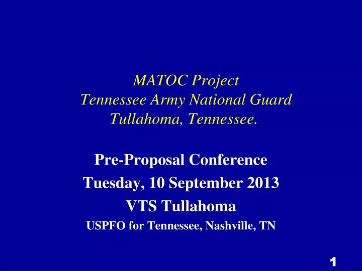 matoc project tennessee army national guard tullahoma tennessee