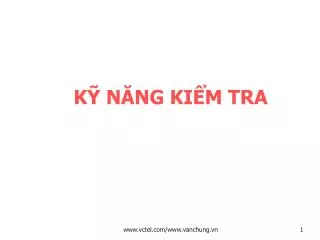 k n ng ki m tra