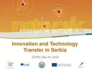 Innovation and Technology Transfer in Serbia