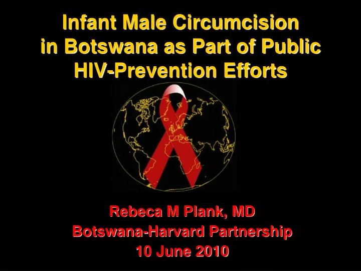 infant male circumcision in botswana as part of public hiv prevention efforts