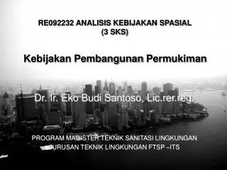 kebijakan pembangunan per mukiman