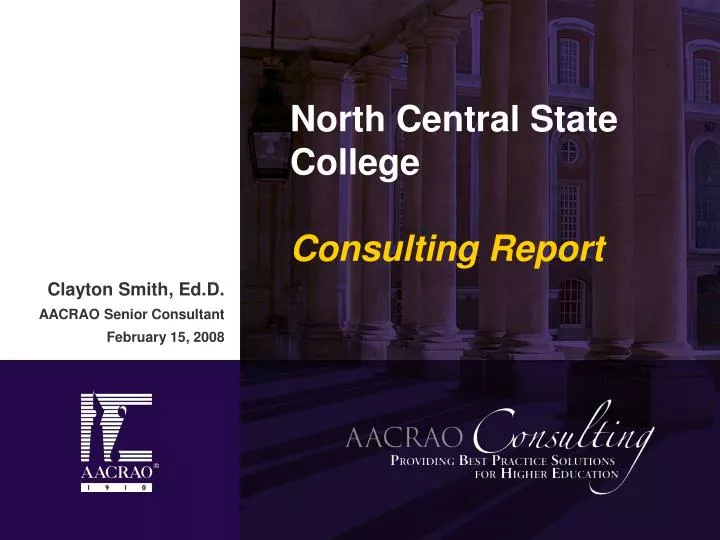 north central state college consulting report