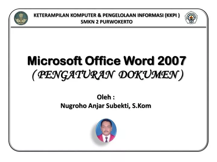 microsoft office word 2007 pengaturan dokumen