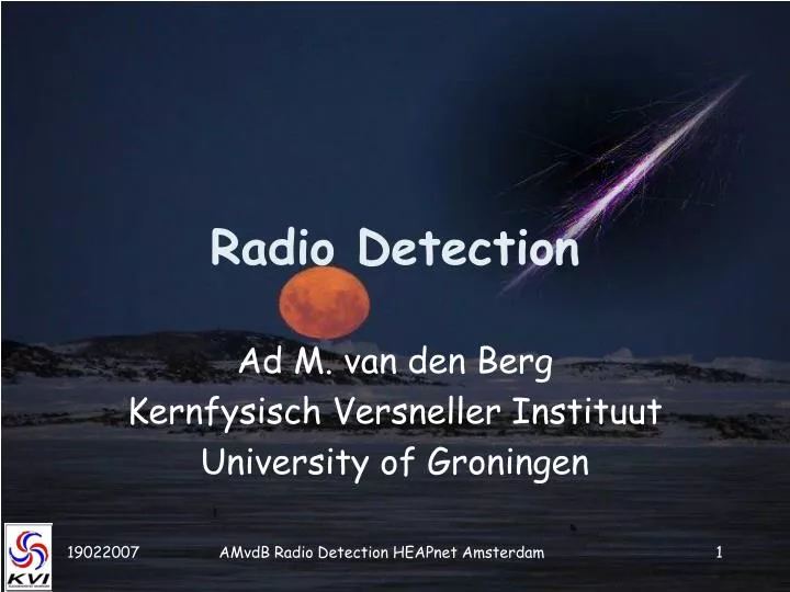 radio detection