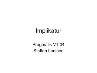 implikatur