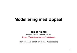 modellering med uppaal