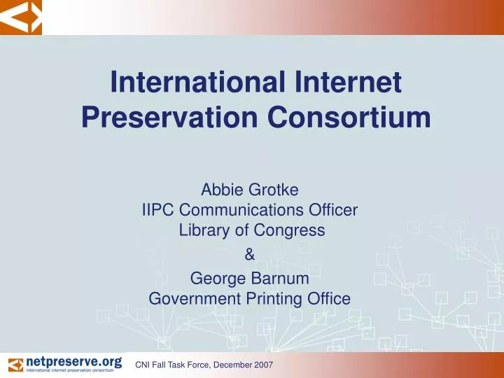 international internet preservation consortium