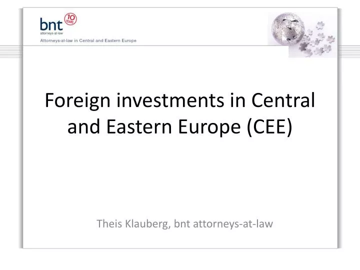 foreign investments in central and eastern europe cee