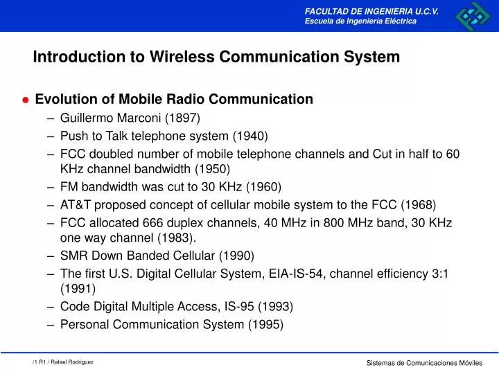 introduction to wireless communication system