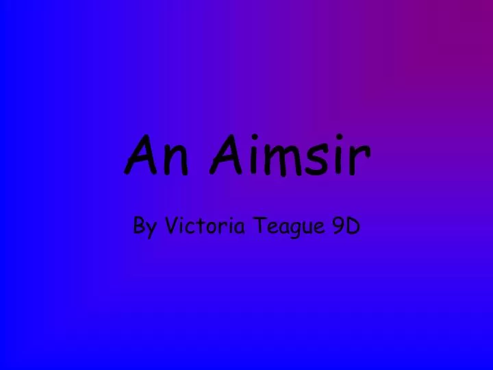 an aimsir