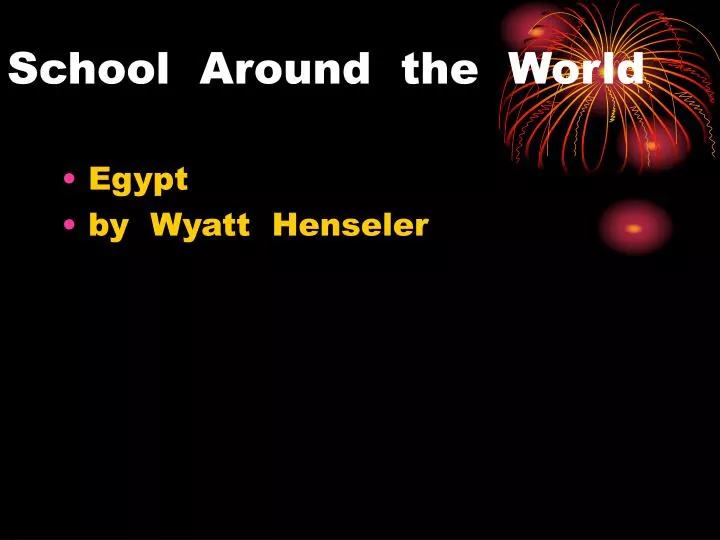 school around the world