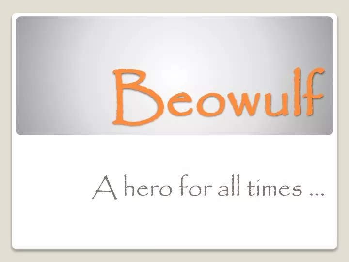 beowulf