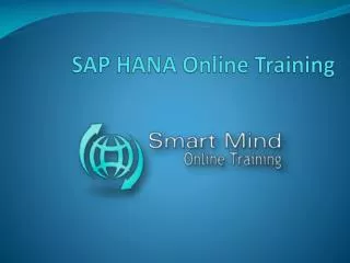 SAP Hana Online Training, online SAP Hana Online Training, o