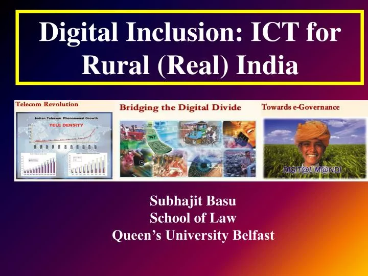 digital inclusion ict for rural real india