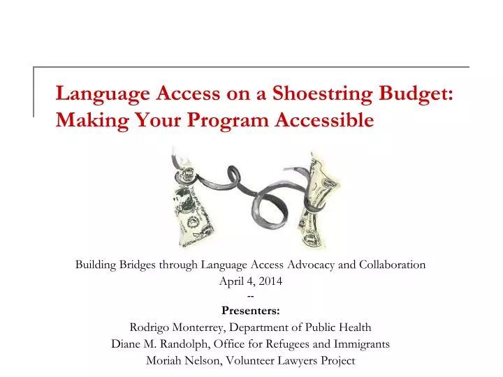 language access on a shoestring budget making your program accessible