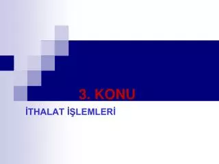 3 konu