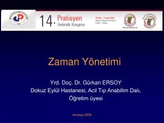 zaman y netimi