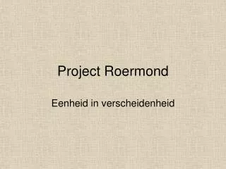 project roermond