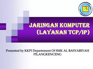 jaringan komputer layanan tcp ip