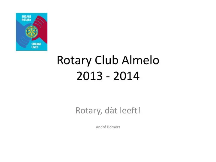rotary club almelo 2013 2014
