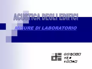 misure di laboratorio