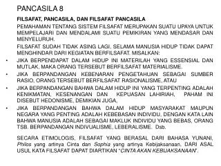 pancasila 8