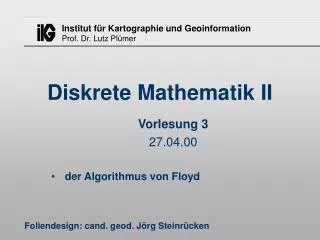 diskrete mathematik ii