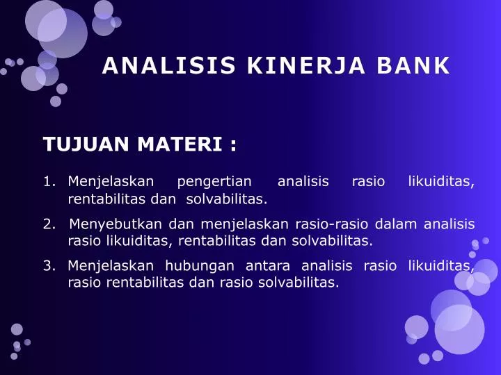 PPT - ANALISIS KINERJA BANK PowerPoint Presentation, Free Download - ID ...