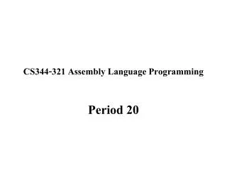 cs344 321 assembly language programming