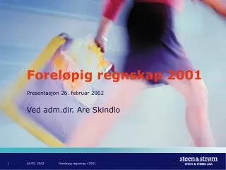 forel pig regnskap 2001