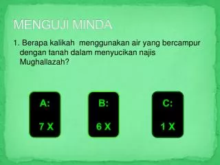 menguji minda