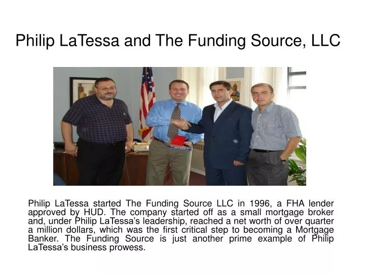 philip latessa and the funding source llc