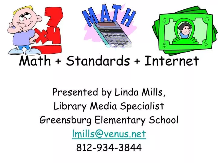 math standards internet