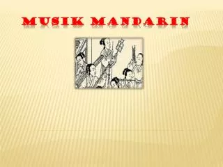 musik mandarin