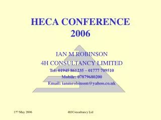 HECA CONFERENCE 2006