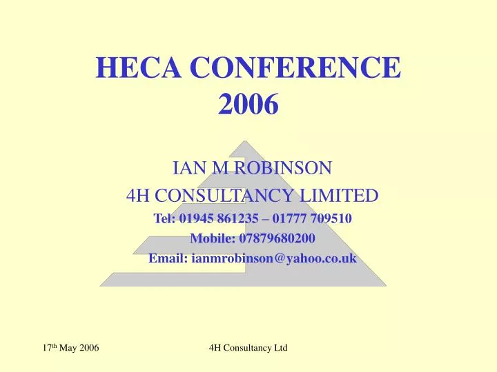 heca conference 2006