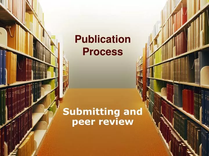 publication process