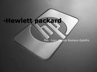 hewlett packard