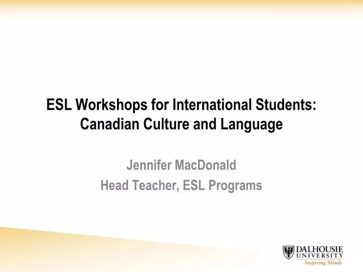 esl workshops for international students canadian culture and language