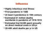Influenza - slide 1