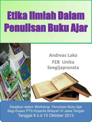 etika ilmiah dalam penulisan buku ajar