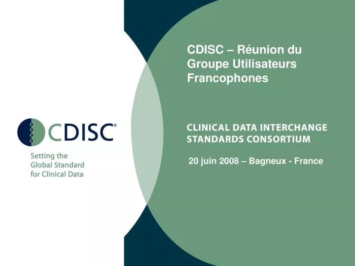 cdisc r union du groupe utilisateurs francophones