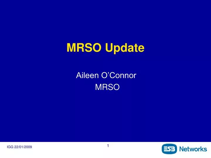 mrso update