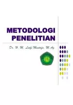 METODOLOGI PENELITIAN - slide 1