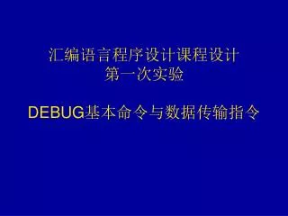 debug