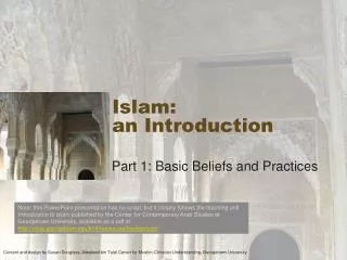 Islam: an Introduction