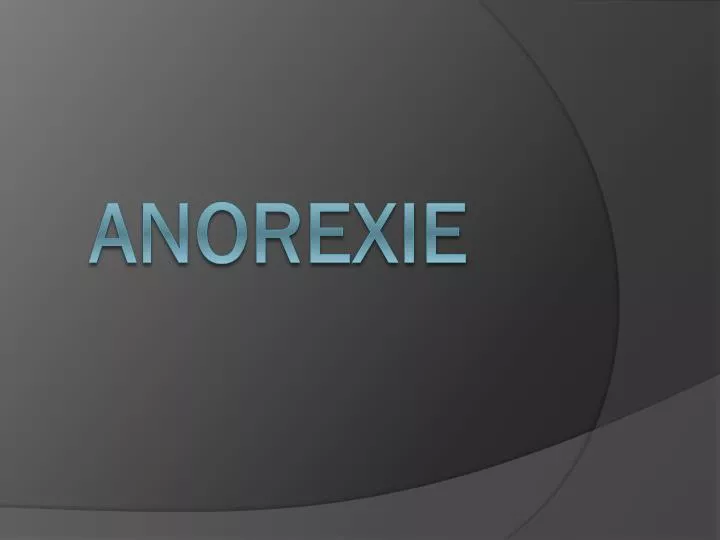 anorexie